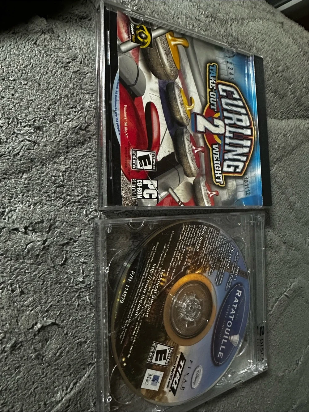 HQ Ratatouille & Curling Game Discs - used
